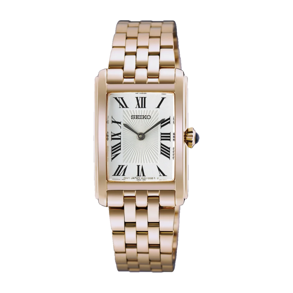 Seiko classic rose gold